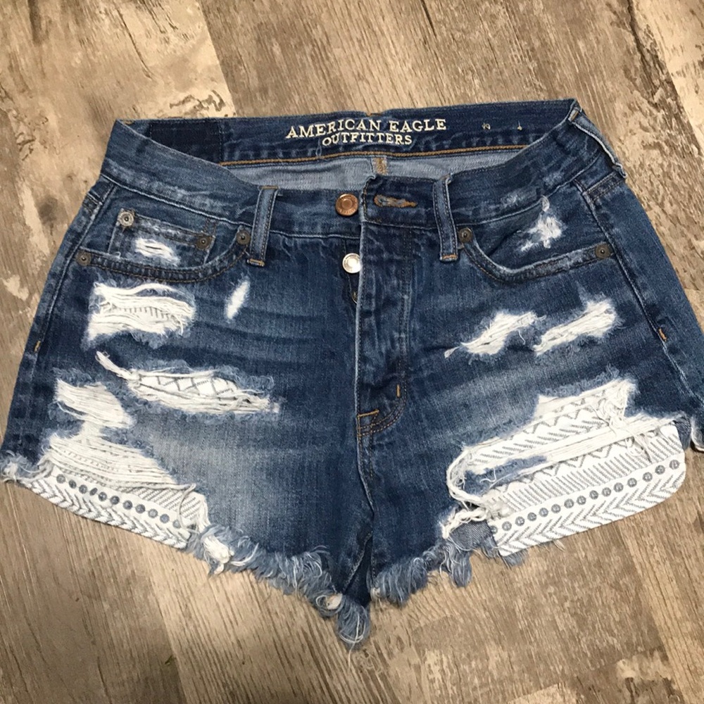 American eagle denim shorts